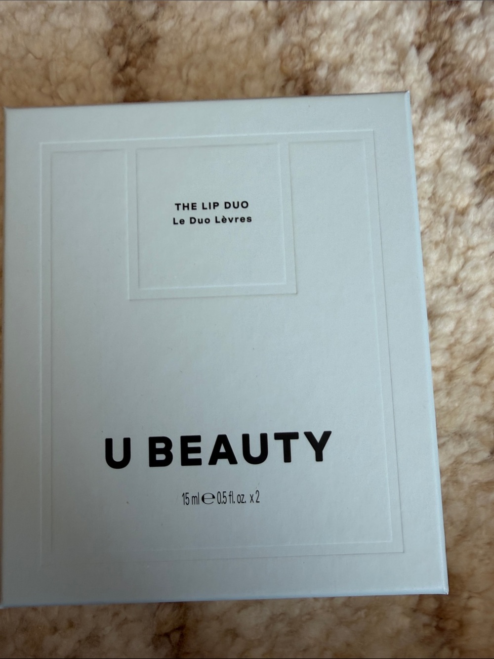 U Beauty The Lip Duo - White Hydrating Lip Set